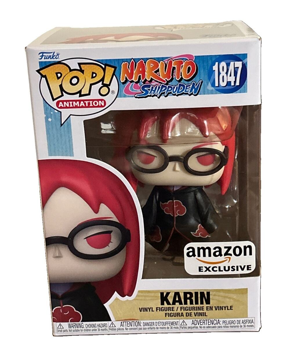 Funko Pop! Animation Naruto Shippuden Karin #1847 Amazon Exclusive Brand New